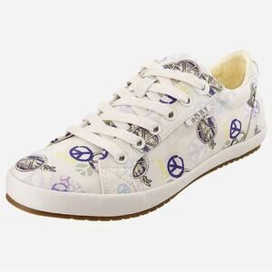 TAOS  Footwear Star Women’s  Canvas White Vacation sneakers Size 8.5